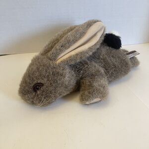 Resort Gifts Brown Jackrabbit Bunny Rabbit Full Body Plush Hand Puppet Soft Toy